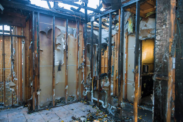 Professional Fire Damage Removal technician working in Marlton, MD